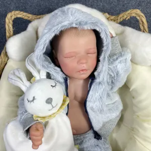 17-Inch Reborn Baby Doll, Full Silicone Vinyl Body, Boy or Girl - Timeless Charm