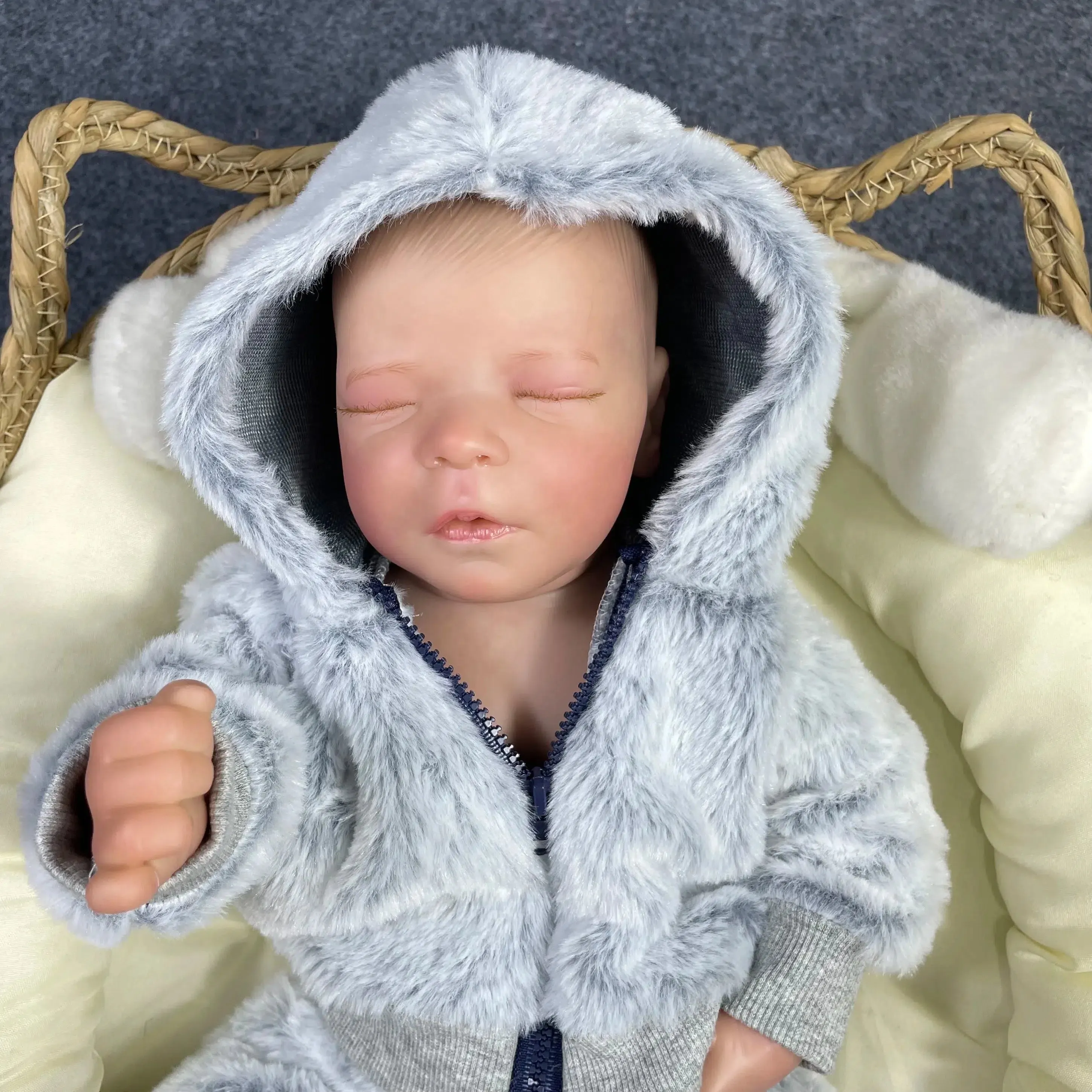 17-Inch Reborn Baby Doll, Full Silicone Vinyl Body, Boy or Girl - Timeless Charm