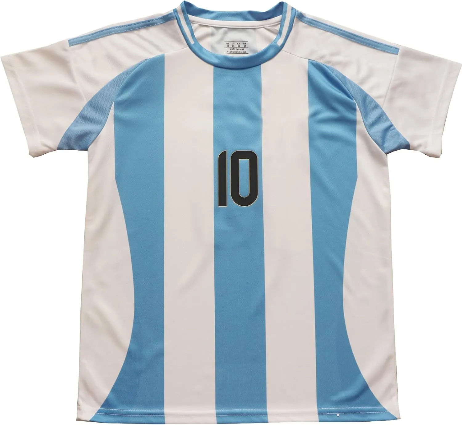 2024 Argentina #10 Leo. Copa-America Home Kids Football Soccer Jersey/Shorts/Socks Kit Youth Sizes