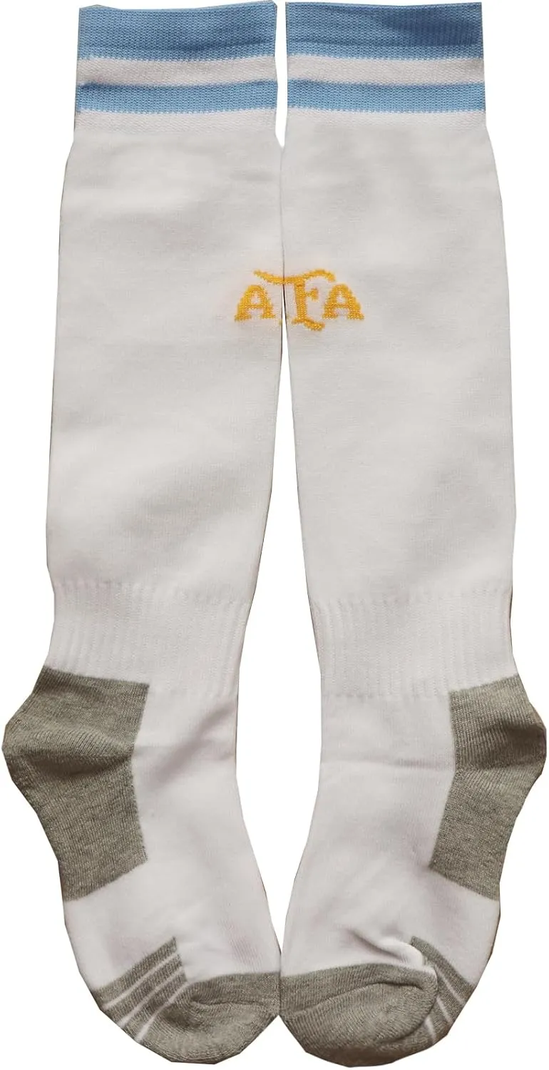 2024 Argentina #10 Leo. Copa-America Home Kids Football Soccer Jersey/Shorts/Socks Kit Youth Sizes