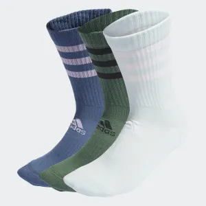 adidas 3-Stripes Cushioned Unisex Crew Socks 3 Pairs