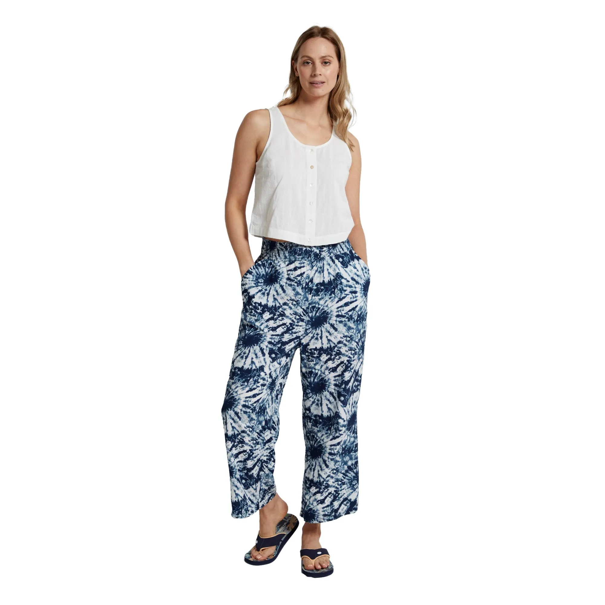 Animal Womens/Ladies Tassia Tie Dye Cropped Trousers