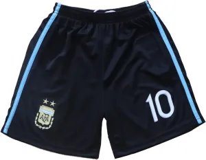 Argentina #10 Leo 2021 Copa-American Home Kids Football Soccer Jersey/Shorts/Socks Kit Gift Set Youth Sizes