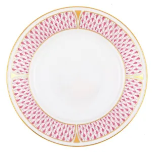 Art Deco Raspberry Salad Plate