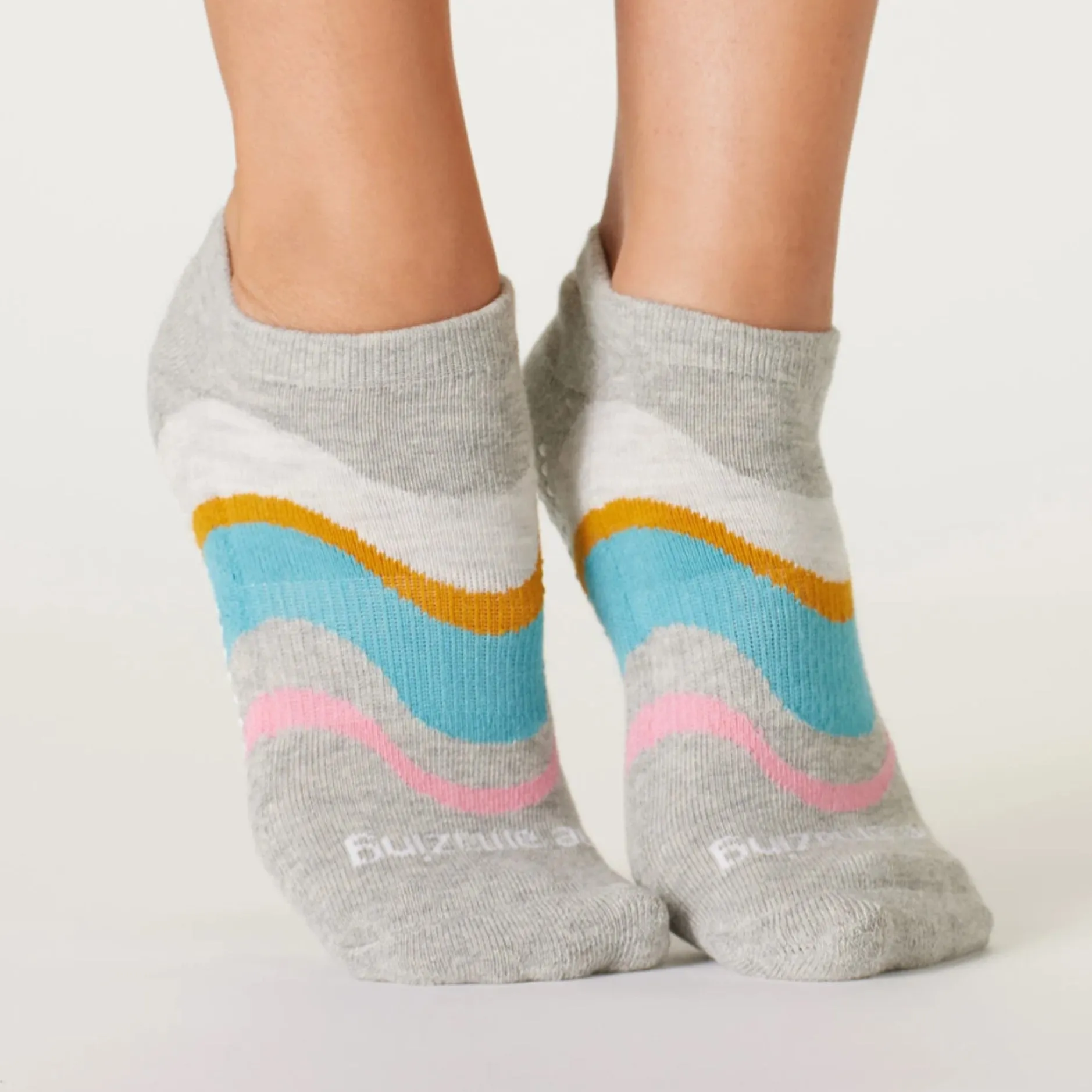 Be Amazing Grip Socks - Whimsy Ranier (Barre/Pilates)