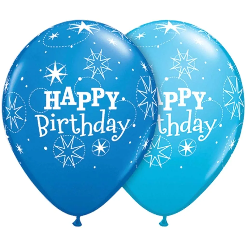 Birthday Sparkle Latex Balloon 11in