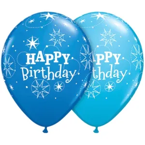 Birthday Sparkle Latex Balloon 11in