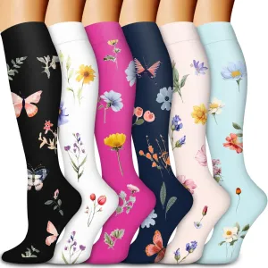 Bluemaple Copper Compression Socks For Women & Men Circulation - Best for Running,Nursing,Hiking,Flight&Travel