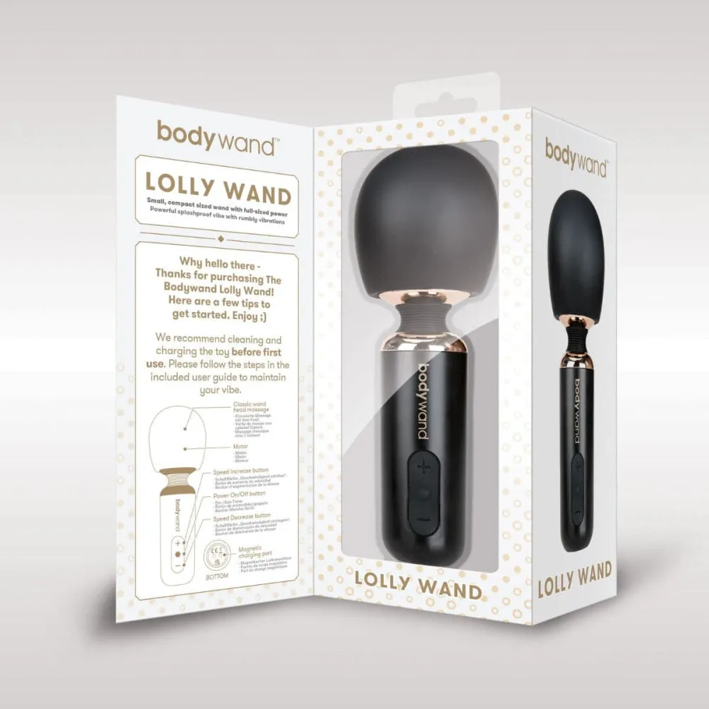 Bodywand Lolly Wand Massager Black