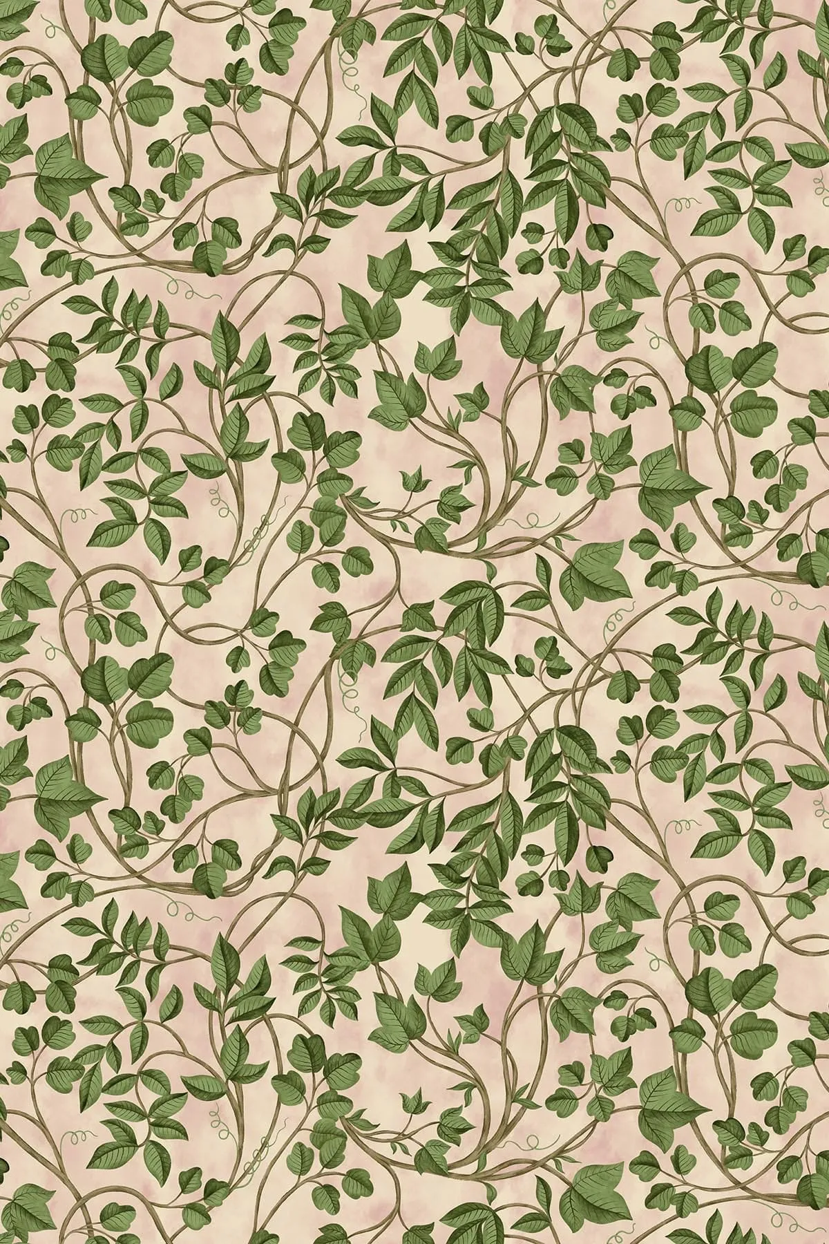 Botanic Leaves Pink