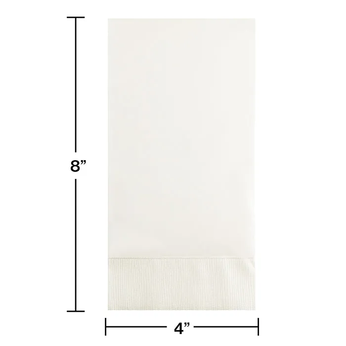 Bulk White 3 Ply Guest Towels (192 per Case)