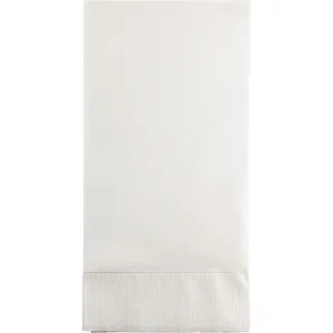Bulk White 3 Ply Guest Towels (192 per Case)