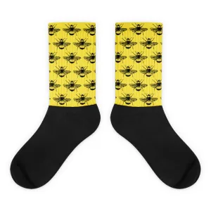 Bumblebee Socks Bzzz Buzz Save the bees Environment Climate Change Cause Care Help Gift