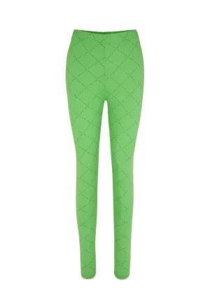 CalliopeMD print tights - Classic Green Logo