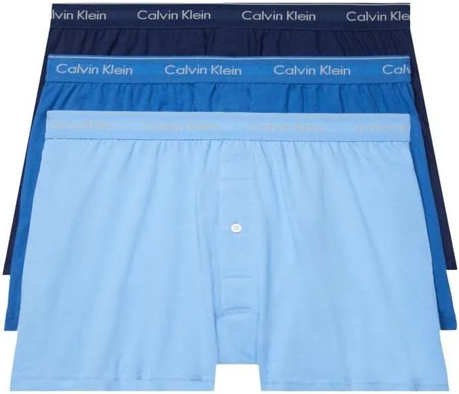 Calvin Klein Men's Cotton Classics 3-Pack Knit Boxer