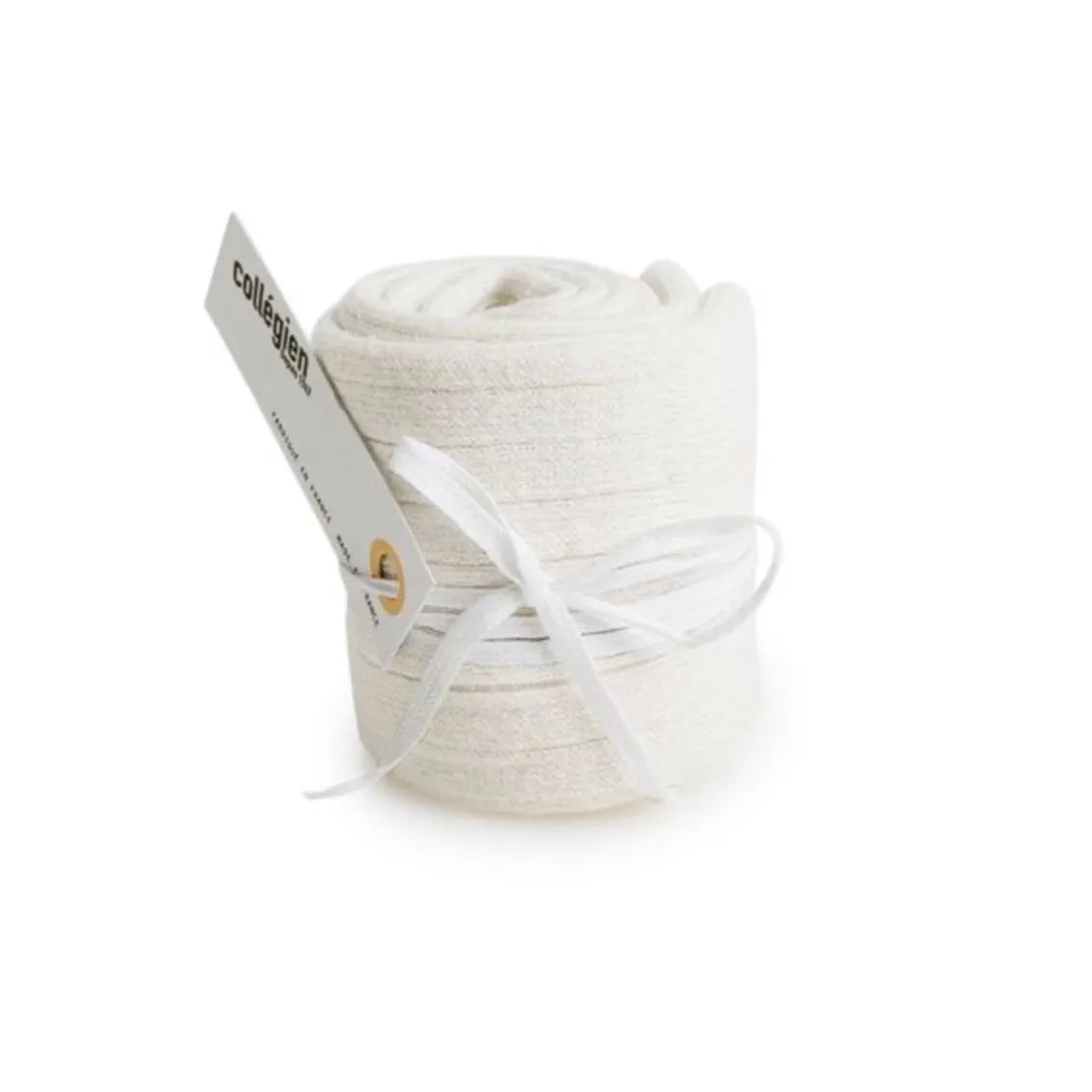Collegien - La Haute - Ribbed Knee-high Socks - Blanc Neige
