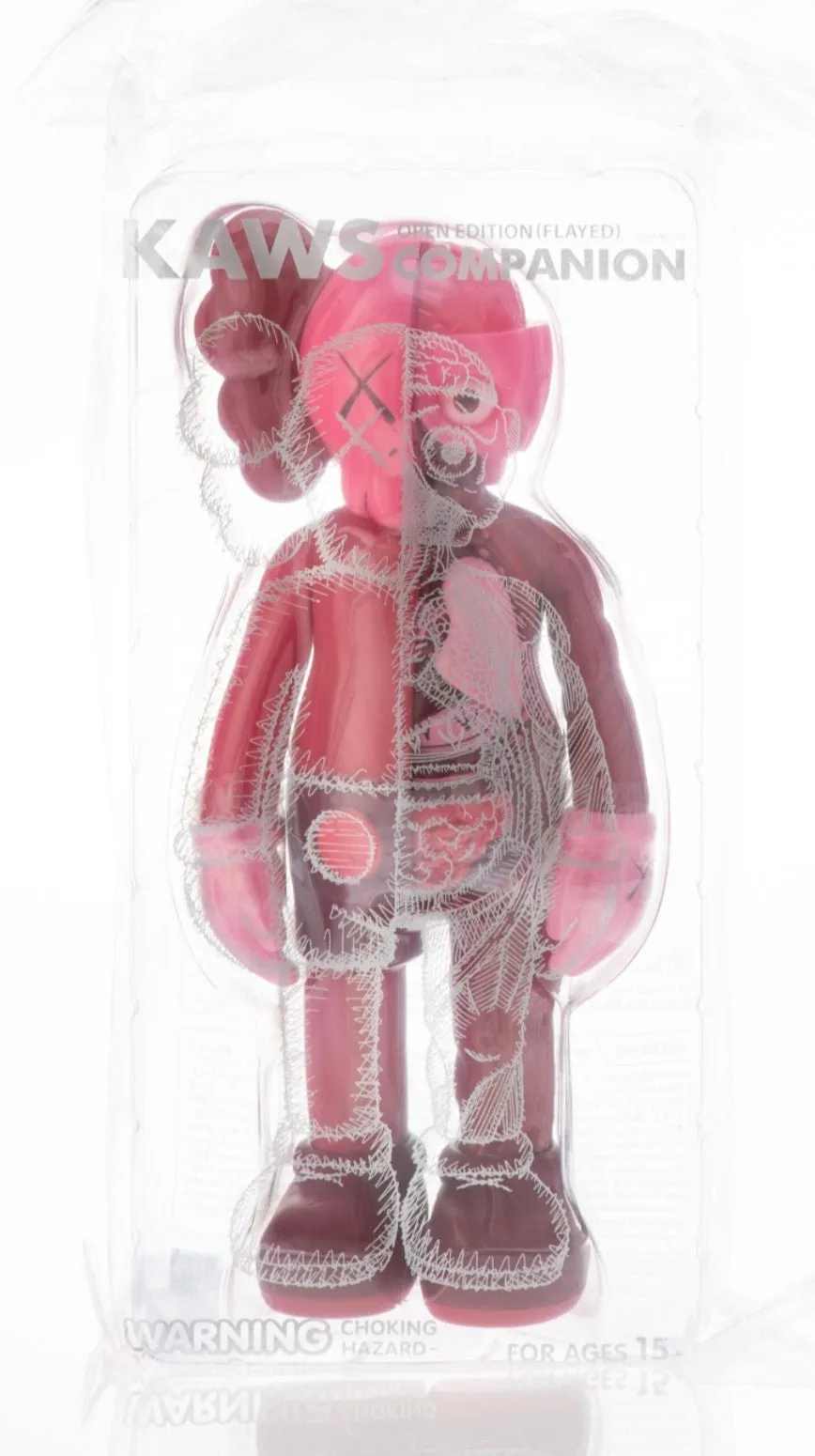 Companion Flayed- Blush Fine Art Toy by Kaws- Brian Donnelly