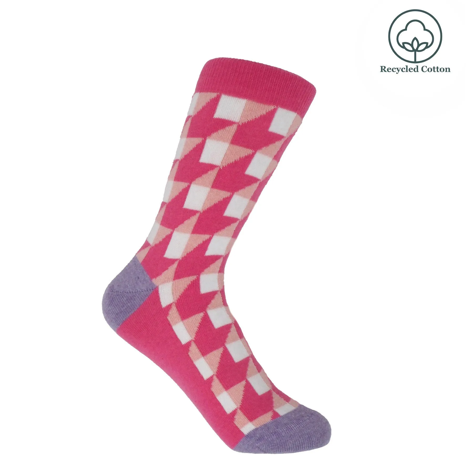 Dimensional Women's Socks - Pink