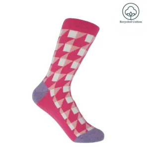 Dimensional Women's Socks - Pink