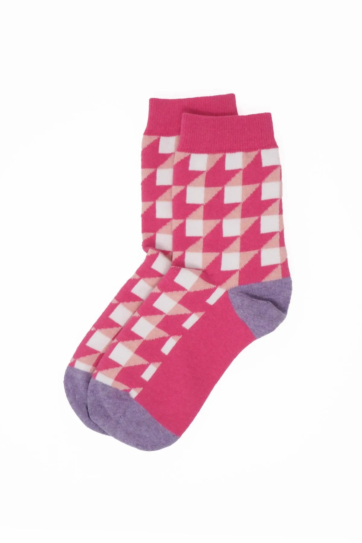 Dimensional Women's Socks - Pink