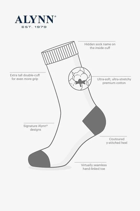 Doctor Medical Navy Blue Mens Sock