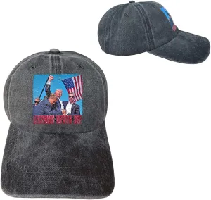Donald Trump Hat Trump 2024 MAGA Hat Trump Fight for America Hat Trump God Bless America Hat Trump Adjustable Baseball Cap