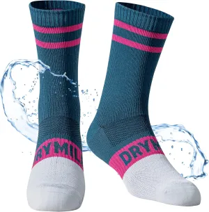 DRYMILE Slim Waterproof Socks, Thin Moisture Wicking Waterproof Socks for Men & Women, Golf, Cycling, Trekking - Crew
