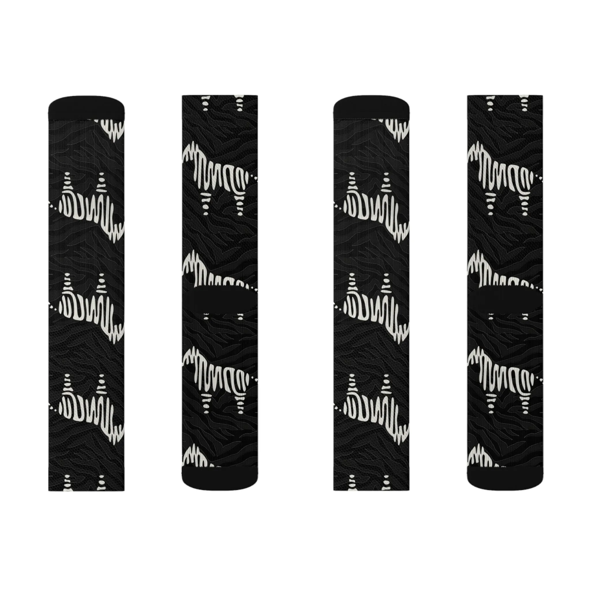 EDS Awareness Zebra Sublimation Socks