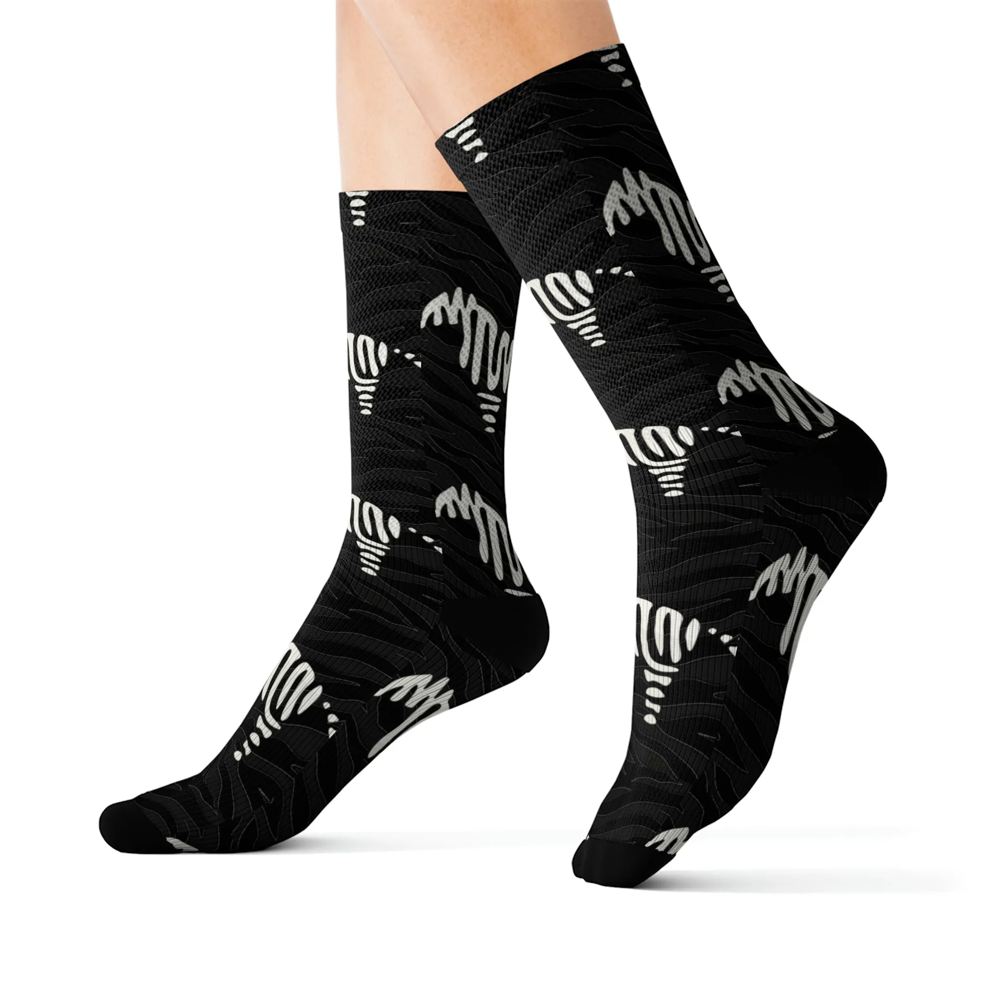 EDS Awareness Zebra Sublimation Socks