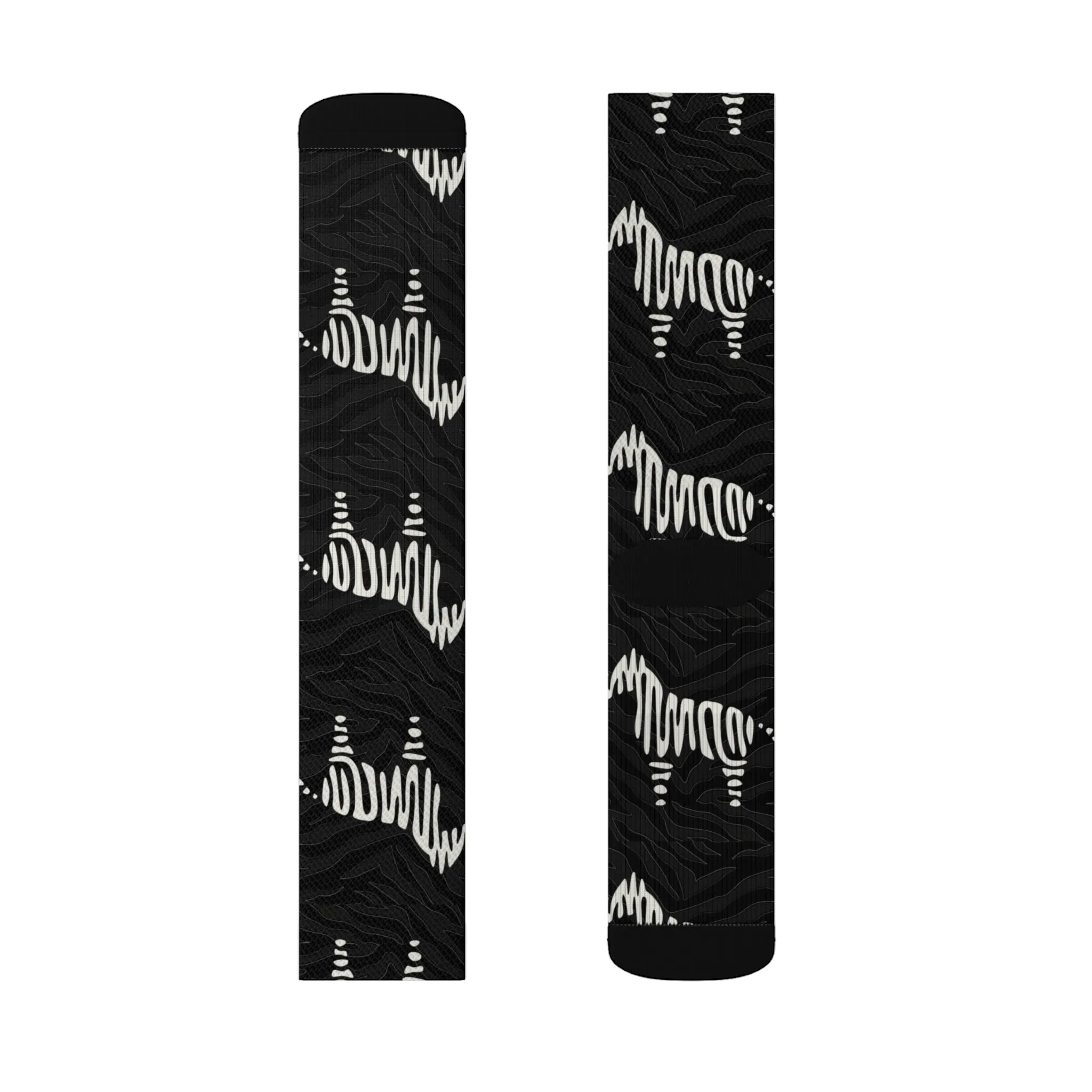 EDS Awareness Zebra Sublimation Socks