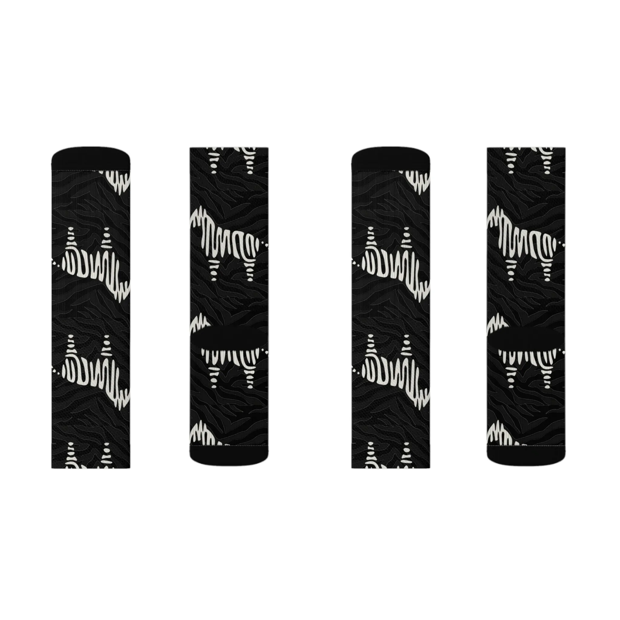 EDS Awareness Zebra Sublimation Socks