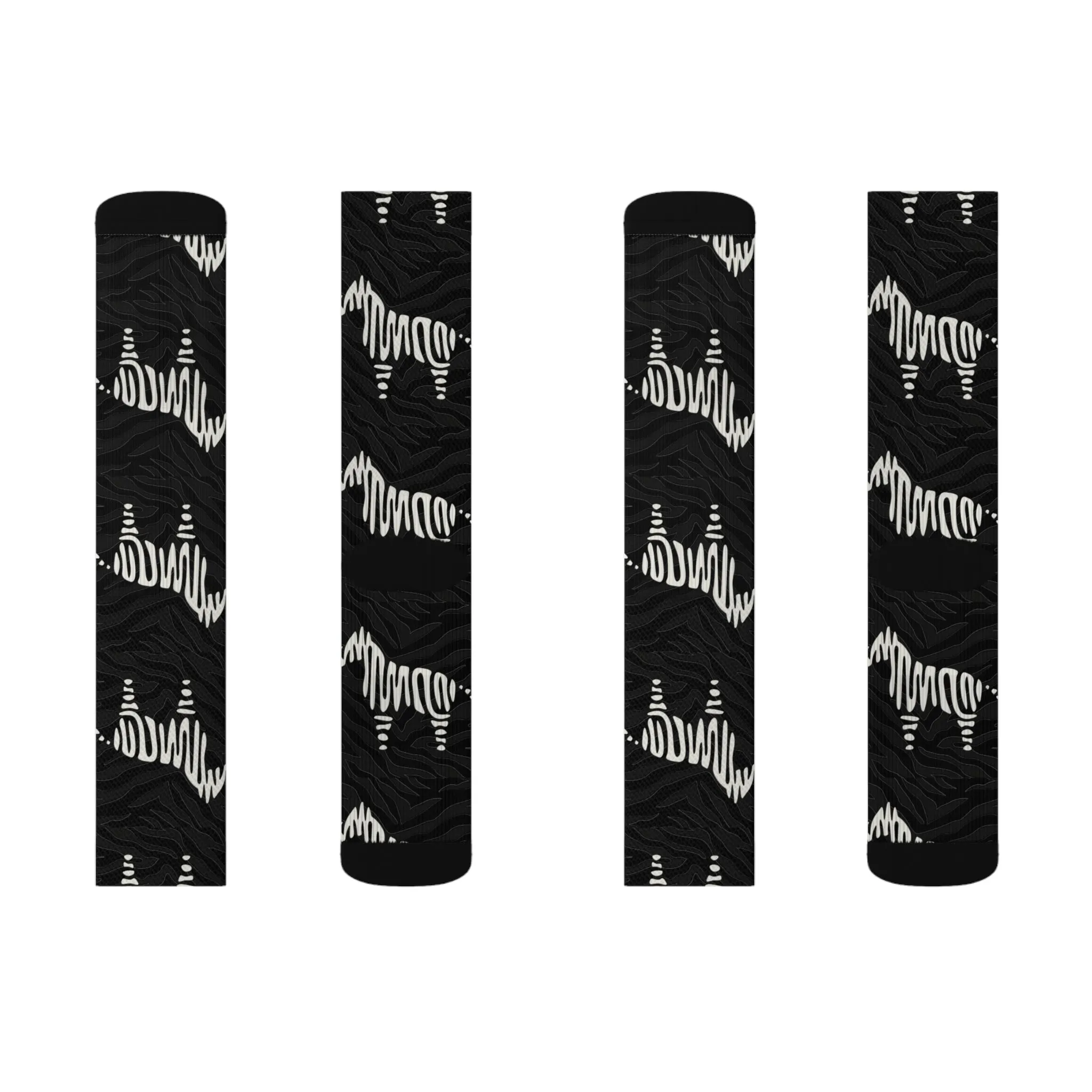 EDS Awareness Zebra Sublimation Socks