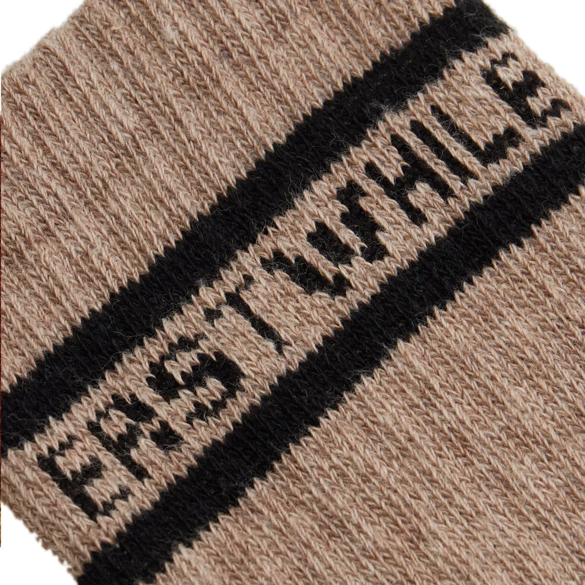 Erstwhile - Crew Logo Sock | Latte