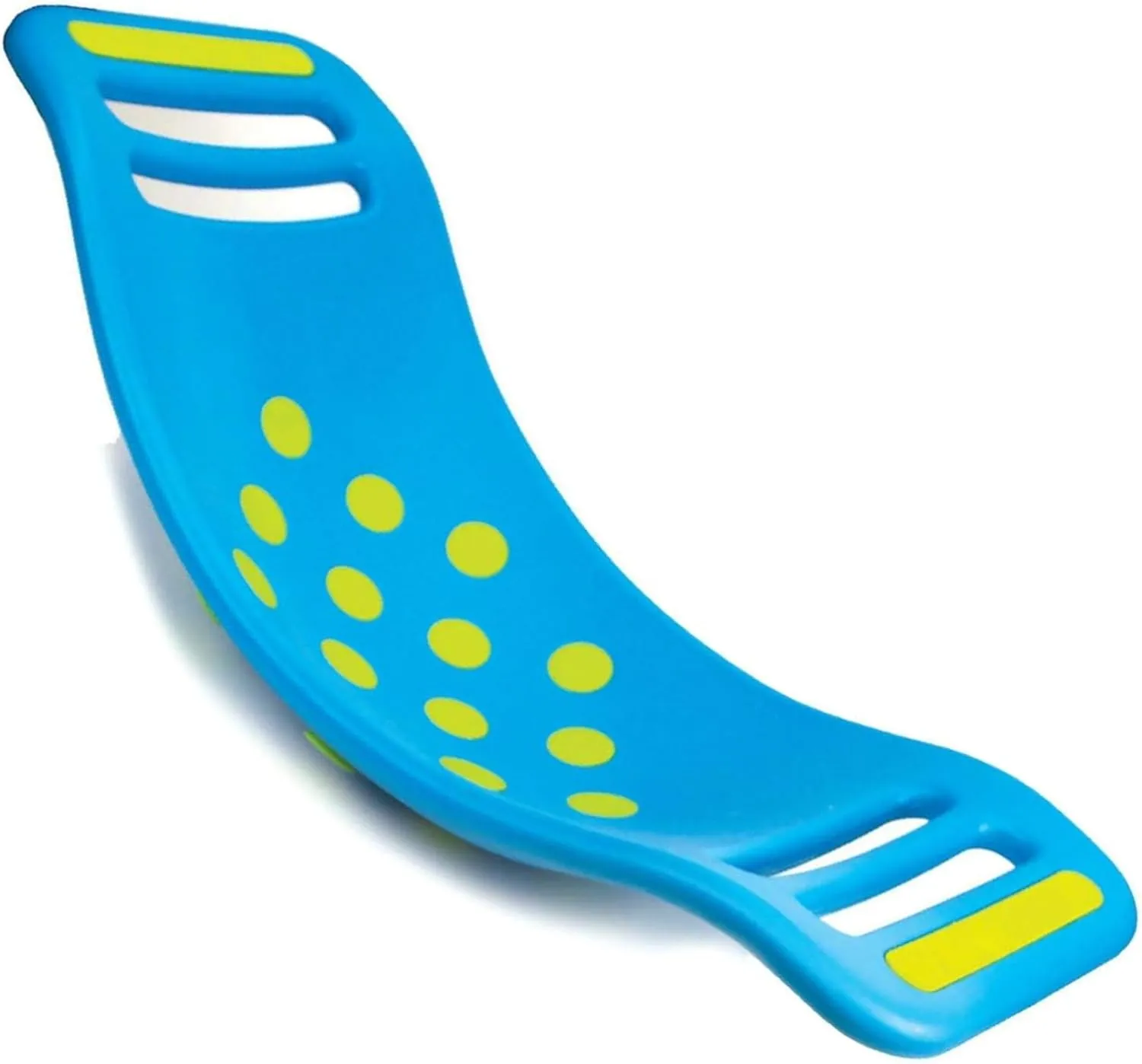 Fat Brain Toys Teeter Popper, Indoor Toddler Sensory Toys for Ages 3 and Up, Blue