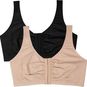 Fruit of the Loom Women's Front Closure Cotton Bra