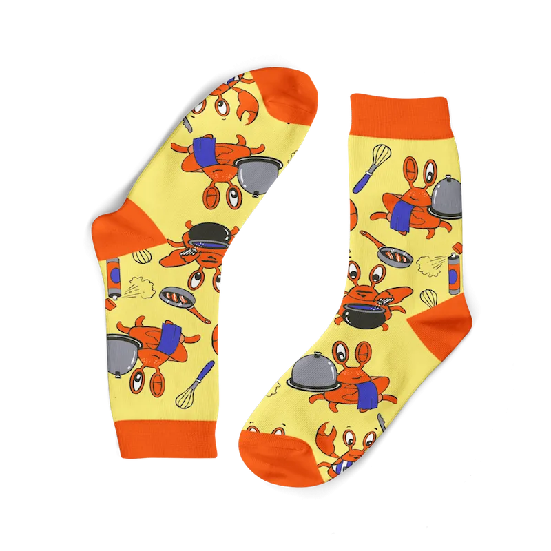 Funky Sock Co Bamboo Socks - Crabs In Kitchen
