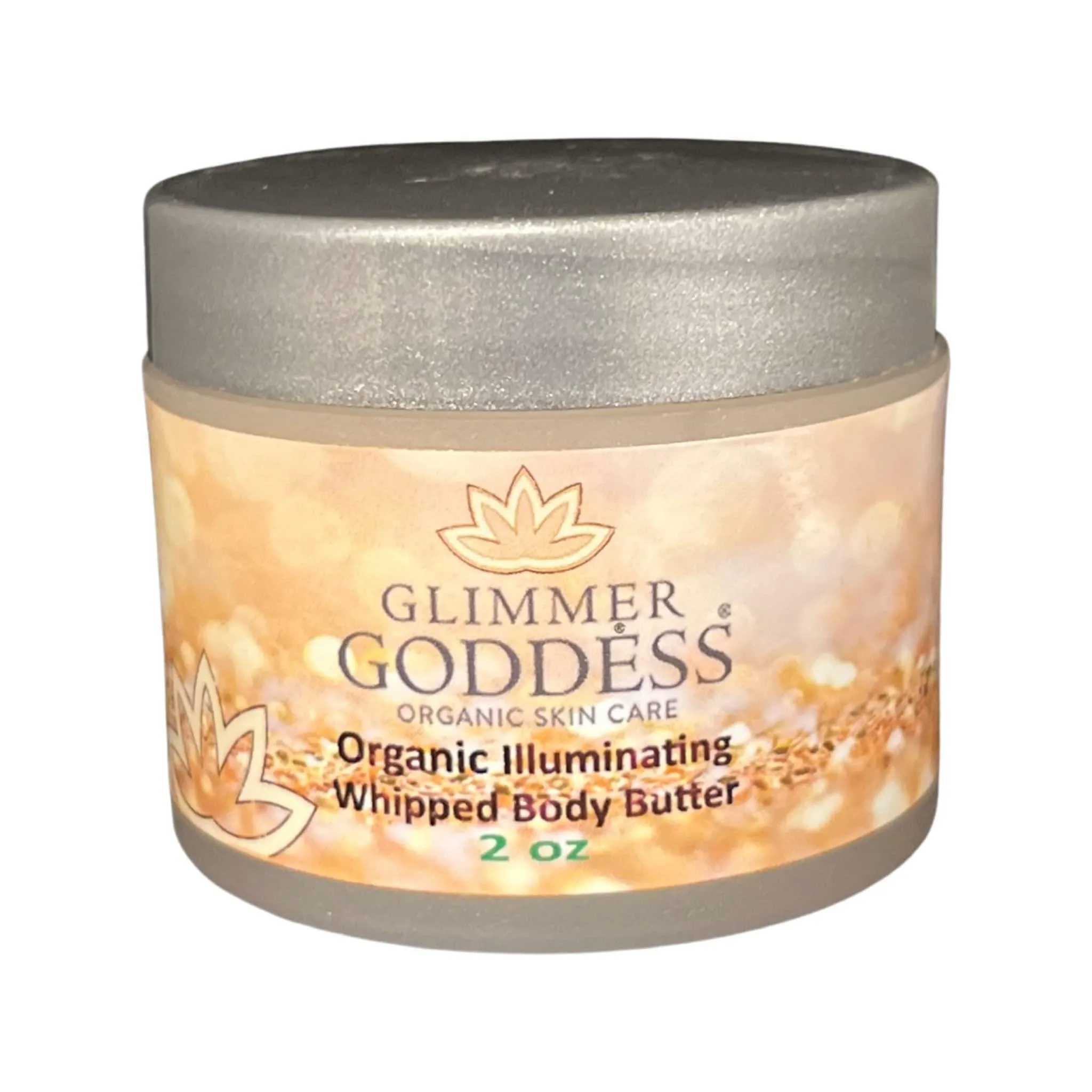 Gold Subtle Color Shimmer Body Butter Travel Size 2 oz Nourish Skin With Vitamin
