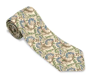 Green Chester Paisley Necktie - F5600