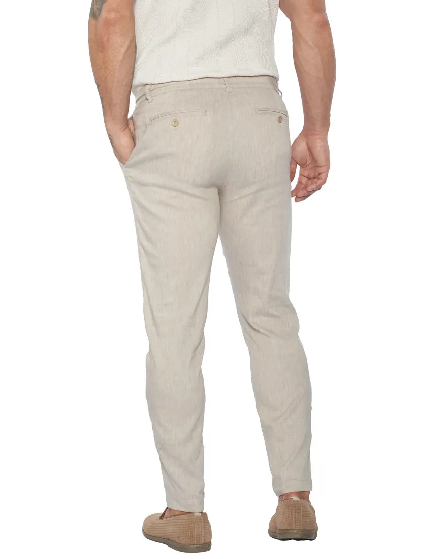 Havana Comfort Linen Slim Pants