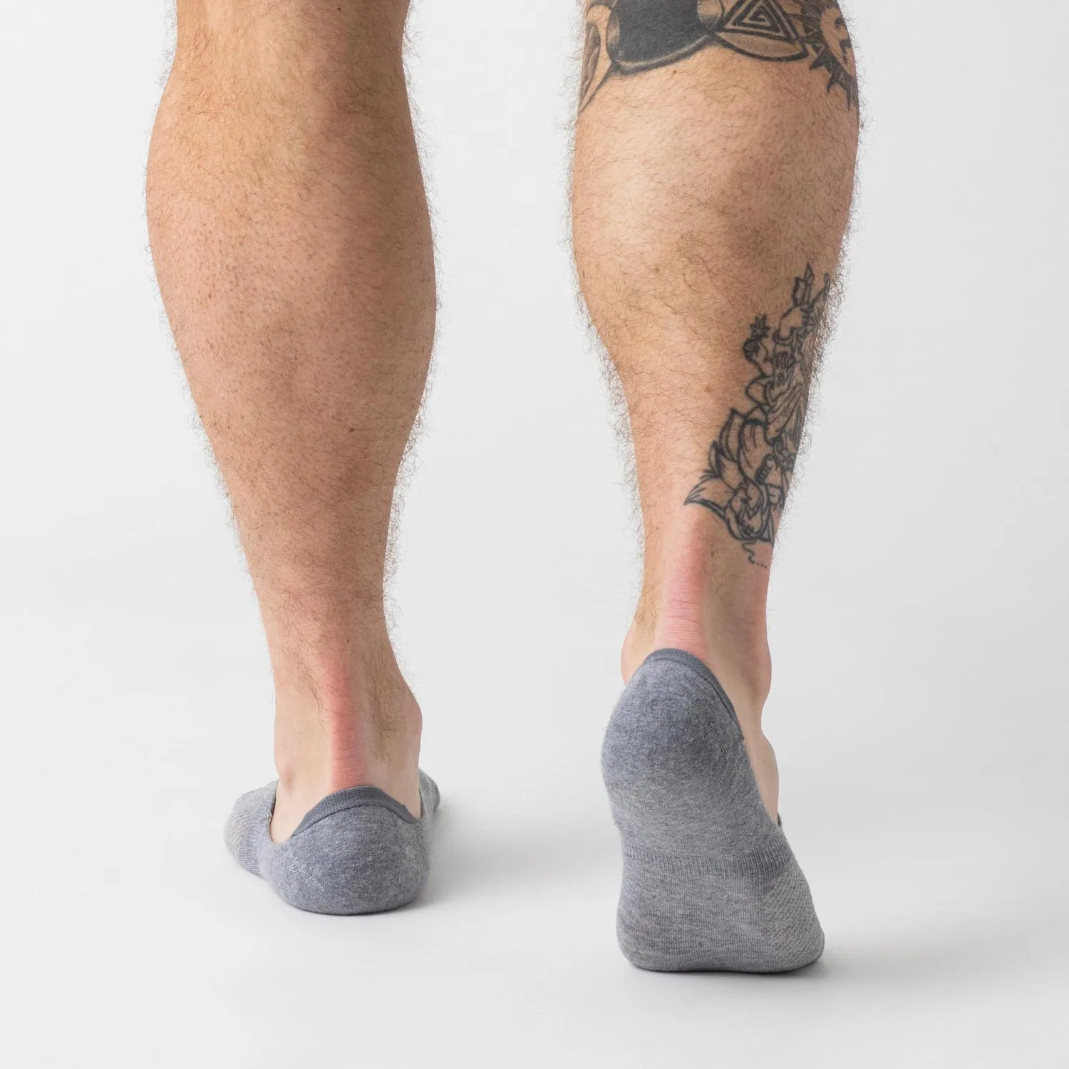 Heather Gray Never Show Socks 6-Pack