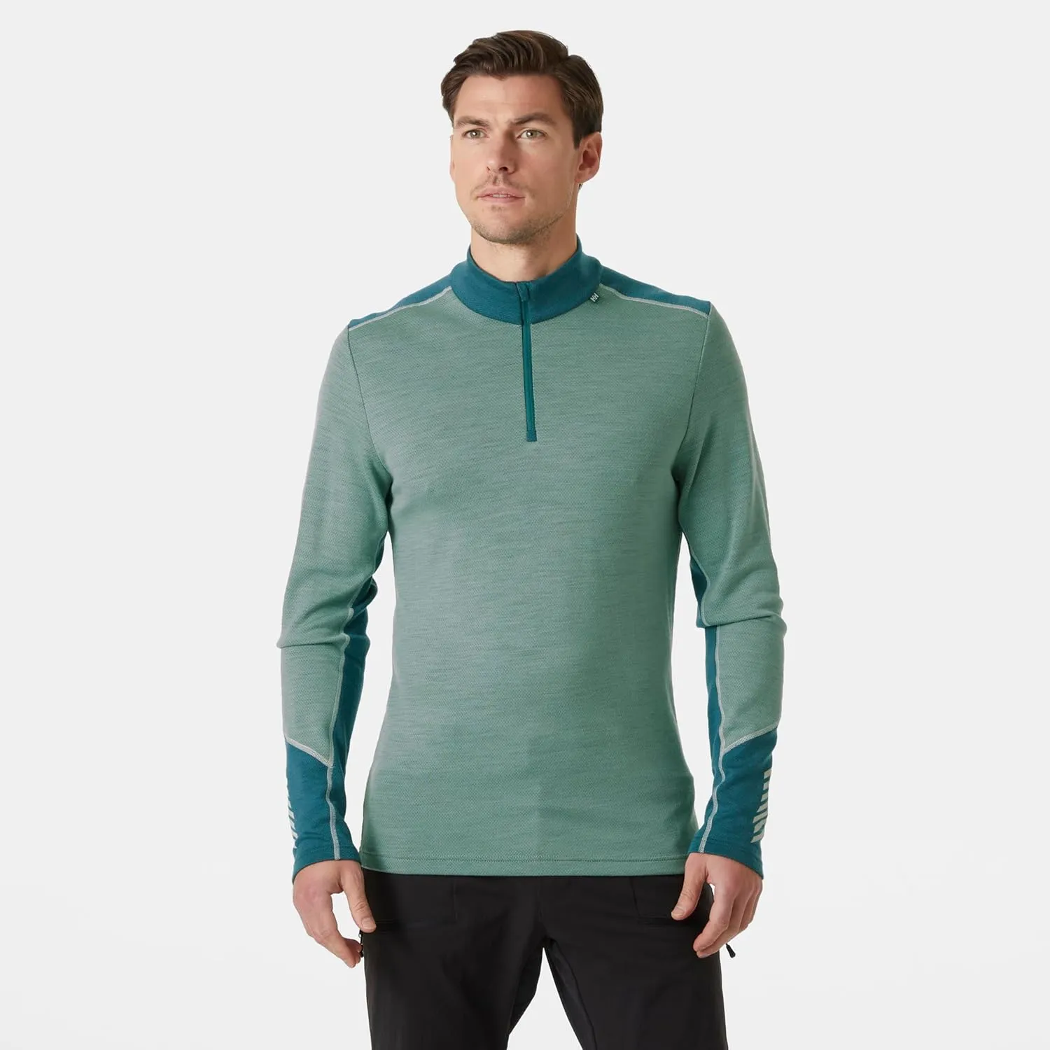 Helly-Hansen LIFA Merino Midweight Half-Zip Base Layer for Men - Performance Wicking Interior
