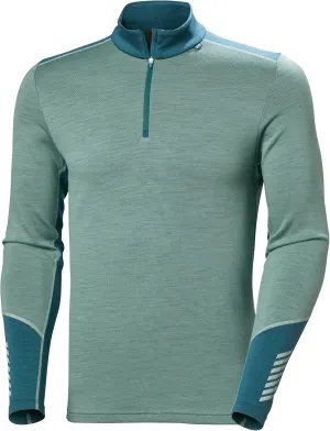Helly-Hansen LIFA Merino Midweight Half-Zip Base Layer for Men - Performance Wicking Interior