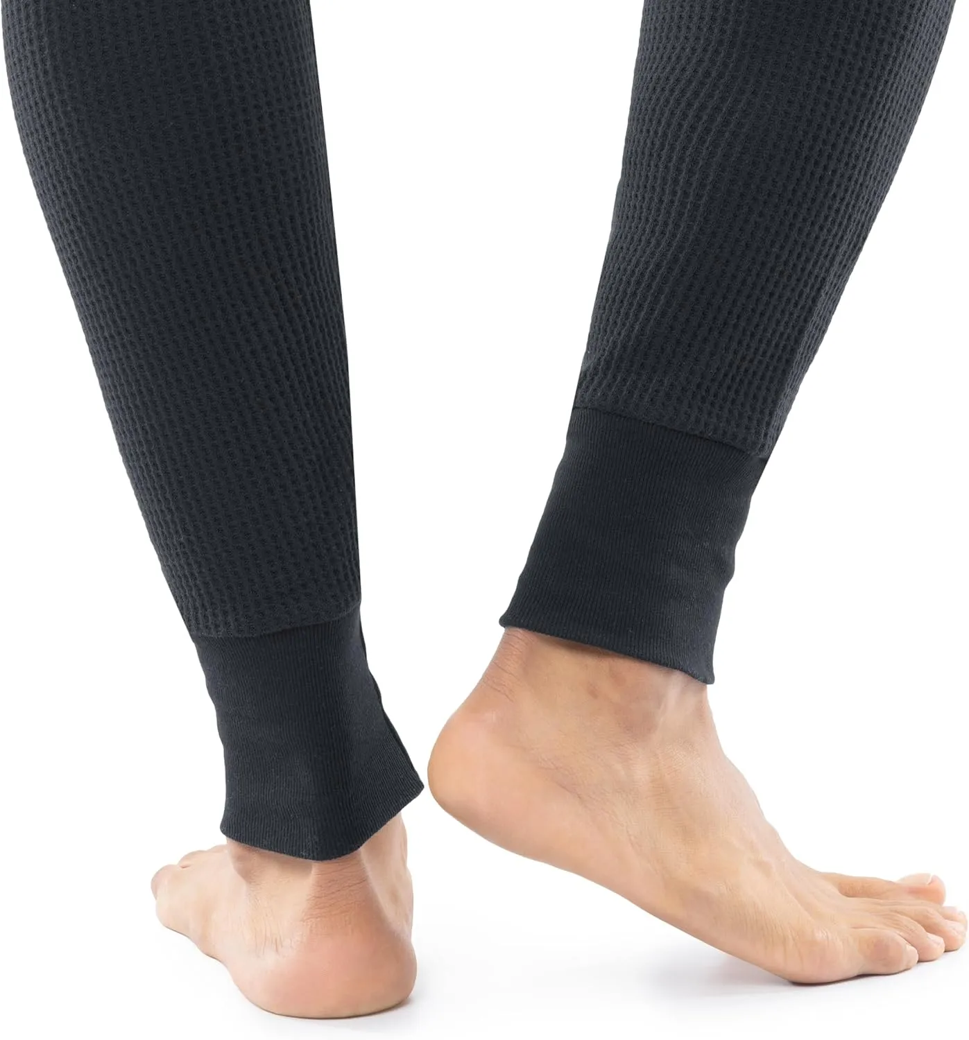 Indera Men's Heavyweight Cotton Waffle Long Johns Thermal Underwear Bottom