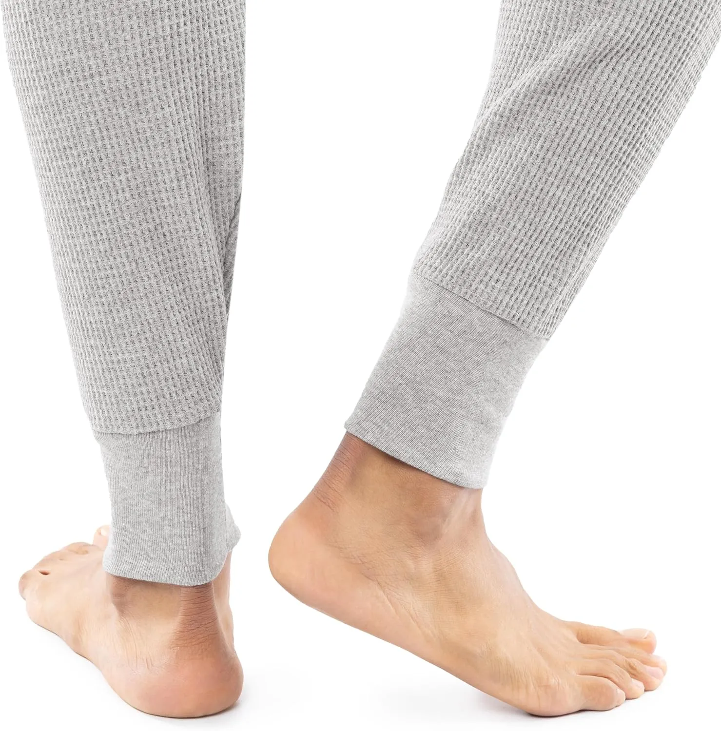 Indera Men's Heavyweight Cotton Waffle Long Johns Thermal Underwear Bottom