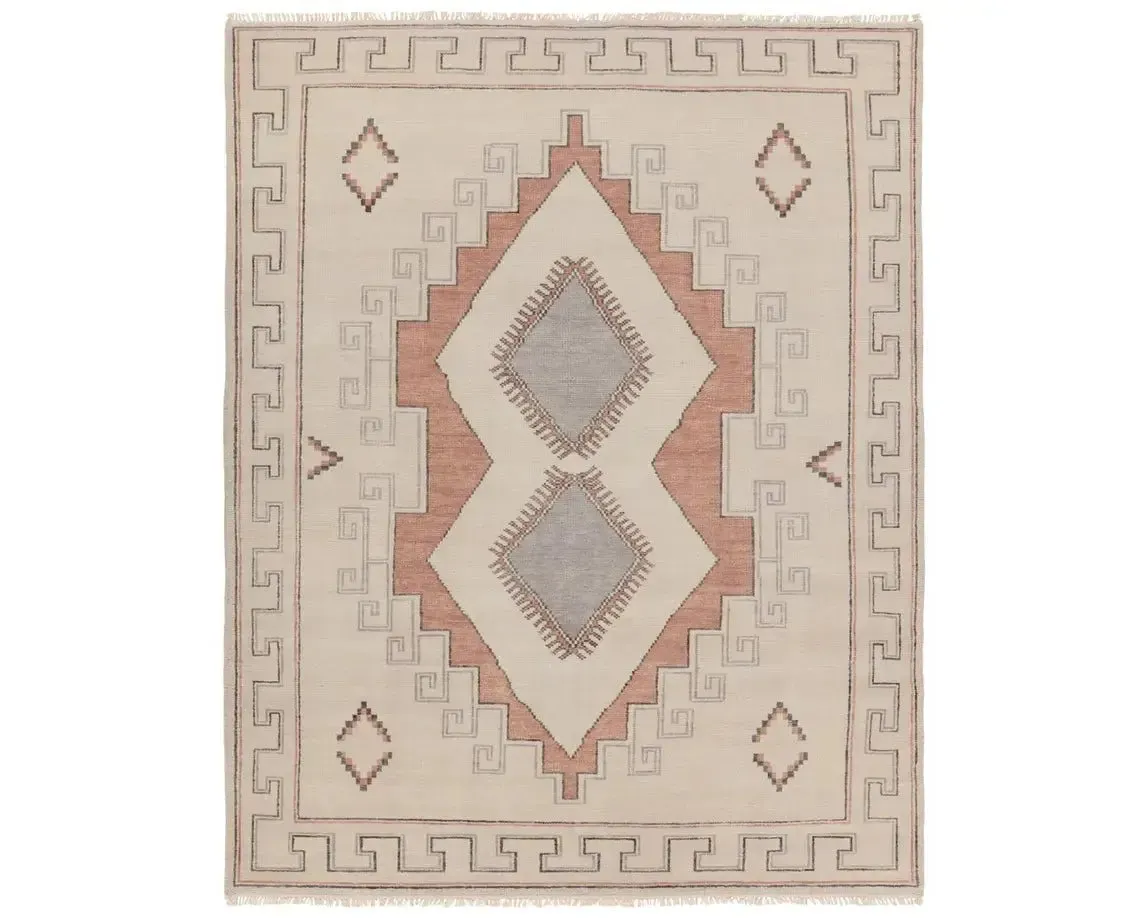 Jinsen JIN08 Grey/Cream Rug