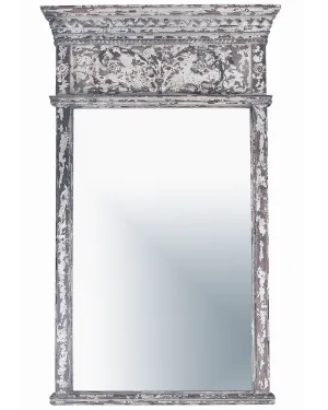 Large Classic Pier Mirror with Antique Finish