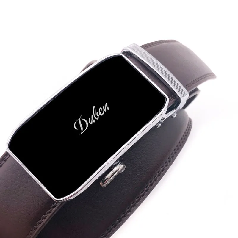 Leather Suit Customized Double-Pack Belt Enterprise Gift Box Men's Belt Customized