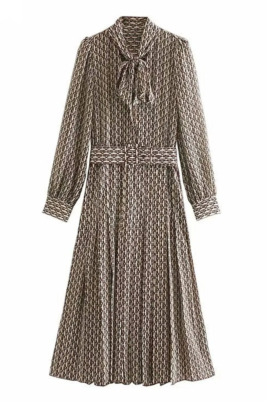 Lorna Brown Printed Dress