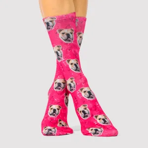 Love Pattern Doodle Socks