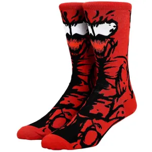 Marvel Comics Carnage 360 Character Crew Socks